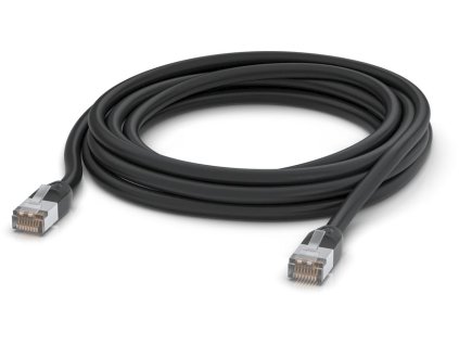 Ubiquiti UACC-Cable-Patch-Outdoor-5M-BK, Vonkajší UniFi patch kábel, 5m, Cat5e, čierny UACC-Cable-Patch-Outdoor-5M-BK