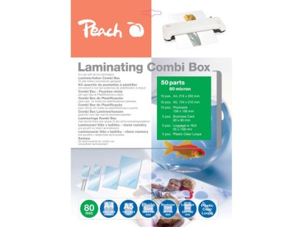 PEACH PPC500-001, Lamovací COMBI box, 50ks PPC500-001