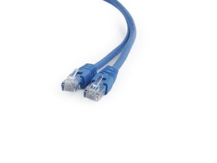 Gembird patch kábel Cat6 UTP, 0.25 m, modrý PP6U-0.25M/B
