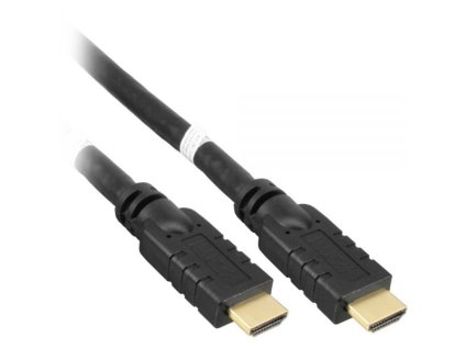 PremiumCord HDMI High Speed + Ethernet kabel/ zlacené konektory/ 5m/ černý kphdm2-5