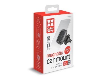 ColorWay Držiak do auta magnetický Air Vent-2 (360° rotácia) CW-CHM05-GR