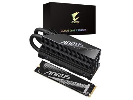Gigabyte AORUS 12000 SSD 1TB M.2 NVMe Gen5, HeatSink 11700/9500 MBps AG512K1TB
