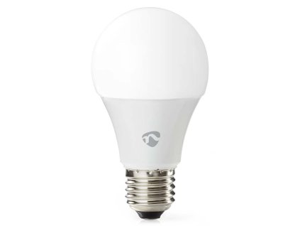 NEDIS Wi-Fi chytrá LED žárovka/ E27/ A60/ 9W/ 230V/ 806lm/ teplá až studená bílá/ 2700 - 6500K/ RGB/ bílá WIFILRC10E27