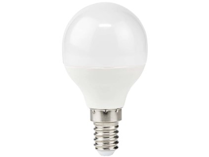 NEDIS LED žárovka E14/ G45/ 2,8 W/ 220 V/ 250 lm/ 2700 K/ teplá bílá/ matná LBE14G451