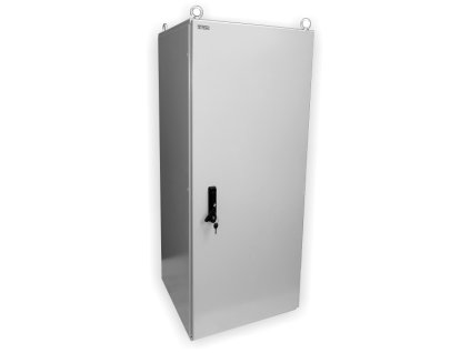 19'' vonkajší rozvádzač IP55 30U/600mm plech.dvere, 3-bod.zámok 9056