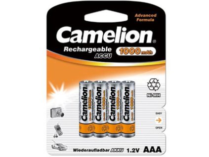 CAMELION Batérie nabíjateľné AAA 4ks NI-MH 1000mAh 17010403