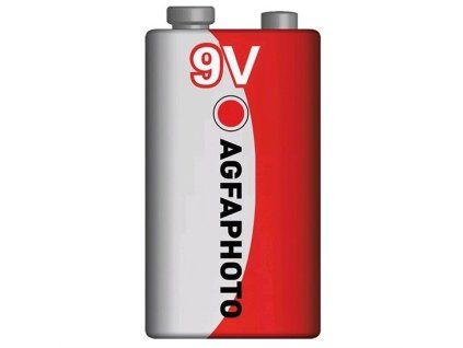 AgfaPhoto zinková batéria 9V, shrink 1ks AP-6F22-1S