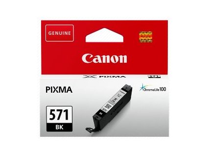 kazeta CANON CLI-571BK black MG 5750/5751/6850/6851/7750/7751 (398 str.) 0385C001