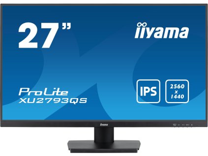iiyama ProLite/XU2793QS-B6/27''/IPS/QHD/100Hz/1ms/Black/3R XU2793QS-B6