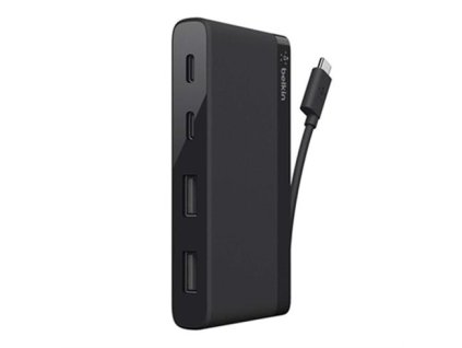 Belkin USB-C 4-Port Mini Hub - Black F4U090btBLK