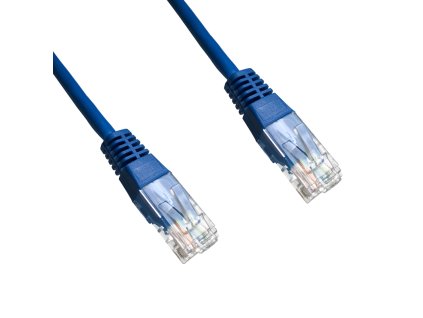 DATACOM patch cord UTP cat5e 0,25M modrý 1493