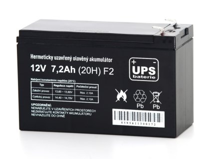 UPS batéria 12V 7,2Ah F2 14551