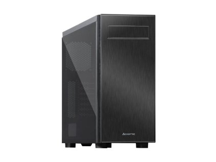 CHIEFTEC skříň HAWK, ATX, 2xUSB 3.0, 1x USB 2.0, Prosklená bočnice, černá AL-02B-TG-OP