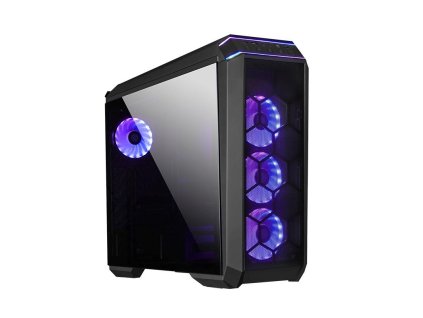 CHIEFTEC skříň STALLION 3, ATX, 1x USB-C 3.2, 2x USB 3.1, 1x USB 2.0, 4x 120mm RGB Fan, černá GP-03B-UC-OP
