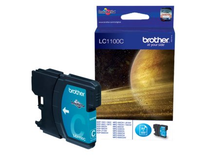 BROTHER inkoustová náplň LC-1100C/ Azurová LC1100C