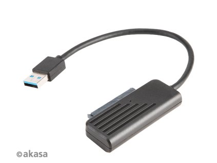 AKASA USB 3.1 adaptér pre 2,5'' HDD a SSD - 20 cm AK-AU3-07BK