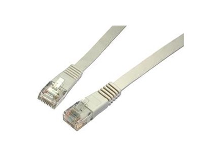 SOLARIX patch kábel plochý CAT6 UTP LSOH 2m šedý 28790209