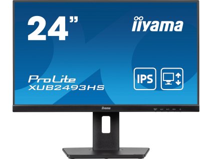 iiyama ProLite/XUB2493HS-B6/23,8''/IPS/FHD/100Hz/0,5ms/Black/3R XUB2493HS-B6