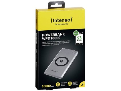 INTENSO WPD10000, Powerbanka 10000 mAh Qi 7343531