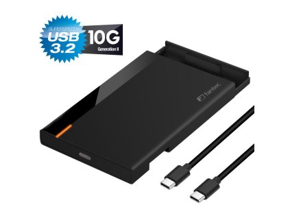 FANTEC PL25U31, Externý box, USB Type C 3.2 Gen2 2579