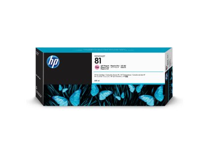 HP 81 Light Magenta DJ Ink Cart, 680 ml, C4935A C4935A