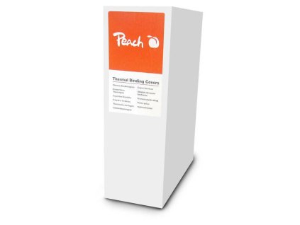 PEACH Thermal Binding Covers A4 1.5mm, white 100ks PBT406-02