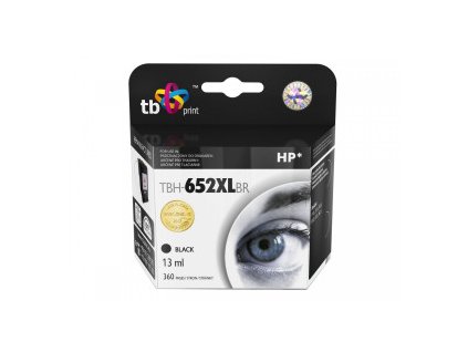 Ink. kazeta TB kompat. s HP 652 XL,BK reman TBH-652XLBR