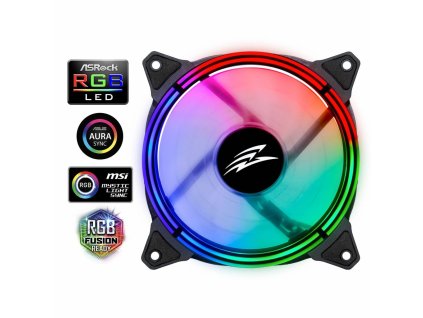 EVOLVEO 12RM ventilátor 120mm, ARGB ring, master RGBFAN12RM