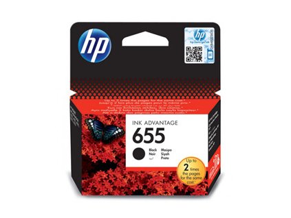 KAZETA HP CZ109AE No.655 Čierna atramentová náplň (550 str.) CZ109AE
