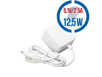 RASPBERRY USB adaptér pre Raspberry Pi 2,5A biely T5875DV