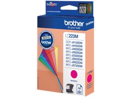 kazeta BROTHER LC-223 Magenta MFC-J4420DW/J4620DW/J5320DW/J5620DW/J5720DW (550 str.) LC223M
