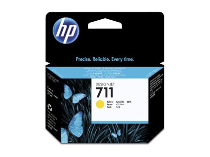 KAZETA HP CZ136A No.711 Žltá atramentová náplň - 3pack (3x 80 ml) CZ136A