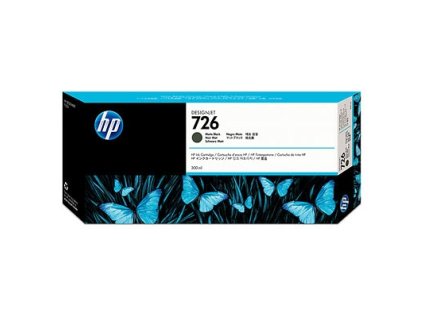 HP 726 Black matte DJ Ink Cart, 300 ml, CH575A CH575A