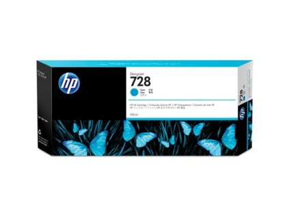 HP 728 300-ml Cyan InkCart F9K17A