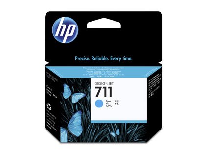 KAZETA HP CZ134A No.711 Azúrová atramentová náplň - 3pack (3x 80 ml) CZ134A