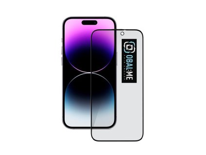 OBAL:ME Privacy 5D Tvrdené Sklo pre Apple iPhone 14 Pro Black 8596311253508