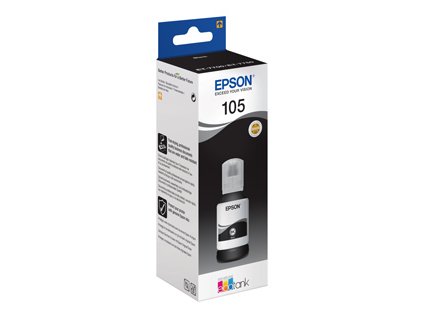 kazeta EPSON ecoTANK 105 Black - 140 ml (8000 str.) C13T00Q140