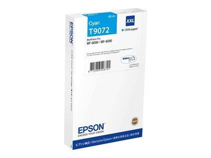 kazeta EPSON WF-6090,WF-6590 cyan XXL (7000 str.) C13T907240