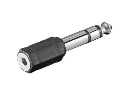 PremiumCord stereo jack adaptér 6.3 - 3.5 M/F kjr-25