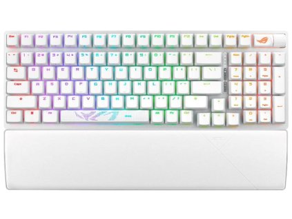 ASUS klávesnice ROG Strix Scope II 96 Wireless White (ROG RX RED / PBT) - US 90MP03S0-BKUA30
