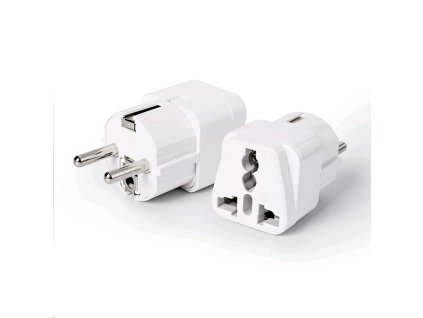 Adaptér C-TECH univerzálny adaptér 110V-230V CB-AD-EUPWR