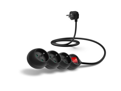 CONNECT IT 3 PowerRex, Predlžovačka, 3x FR, 1,5, č CES-1013-BK