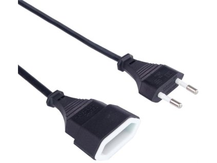 PremiumCord Kábel sieťový predlžovací dvojvidlica 230V 2m kpsm2