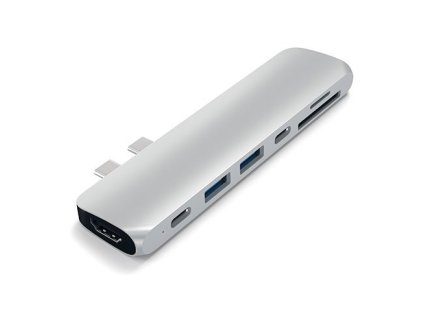 Satechi USB-C Pro Hub - Silver Aluminium ST-CMBPS