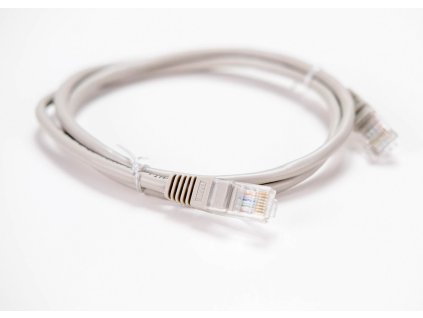 LYNX patch kabel Cat5E, UTP - 1m, šedý (prodej po 10 ks) PK-UTP5E-010-GREY