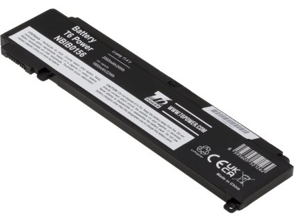 Batéria T6 Power Lenovo ThinkPad T460, T470, 2065mAh, 24Wh, 3cell, Li-Pol NBIB0156