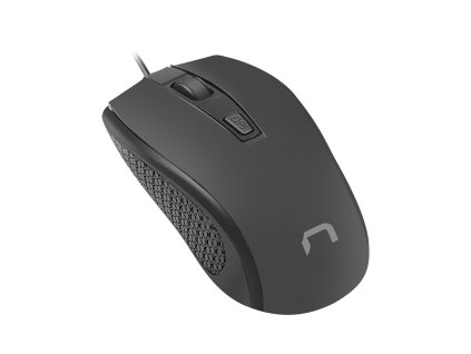 Natec optická myš HOOPOE 2/1600 DPI/Kancelárska/Optická/1 600 DPI/Drôtová USB/Čierna NMY-1798