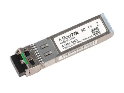 MikroTik SingleMode SFP modul 1.25Gbps 1550nm (80km) S-55DLC80D