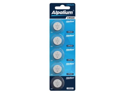 ALPALIUM Batérie LITHIUM gombíkové CR1220, 5ks 15005122