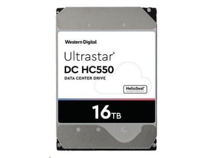 Western Digital Ultrastar DC HC550 3,5" HDD 16TB 7200rpm SAS 12Gb/s 512MB WUH721816AL5204